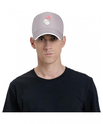 Cute Lamb Holding A Heart Shaped Balloon Baseball Cap for Men Women Adjustabl Unisex Golf Dad Hat Gray $11.43 Baseball Caps