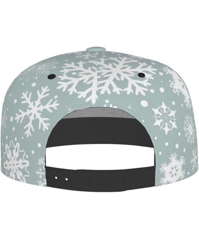 Merry Christmas Baseball Cap, Flat Brim Trucker Hat, Buckle Adjustable Merry Christmas26 $10.59 Baseball Caps