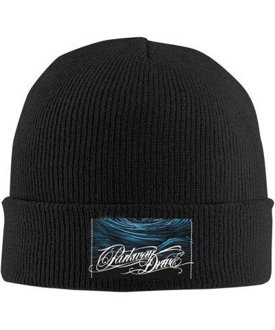 Parkway Drive Beanie Hats for Men Women Warm Knit Hat Skull Cap Knitted Hip Hop Hats Black Black $14.09 Skullies & Beanies