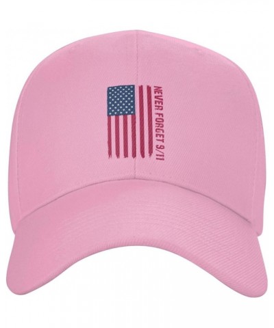 Never Forget 911 Hat 9/11 Memorial Day Hat September 11th Baseball Cap American Patriot Day Snapback Hat Black Pink $11.21 Ba...