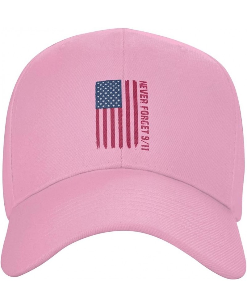 Never Forget 911 Hat 9/11 Memorial Day Hat September 11th Baseball Cap American Patriot Day Snapback Hat Black Pink $11.21 Ba...