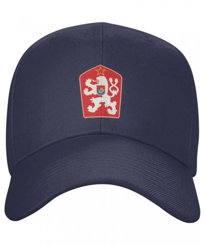 Coat of arms of Czechoslovak Socialist Republic Baseball Cap for Men Women Classic Adjustable Golf Dad Hat Navy Blue $9.23 Ba...