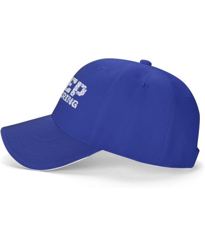 Keep HAMMERING Women's Baseball Hat Classic Trucker Cap Adjustable Blue $14.37 Baseball Caps