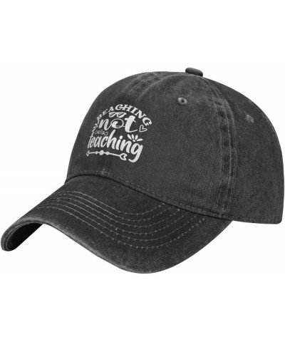 Beaching Not Teaching Cowboy Hat Men Women Retro Style Adjustable Cowboy Hat Black Black $17.85 Cowboy Hats