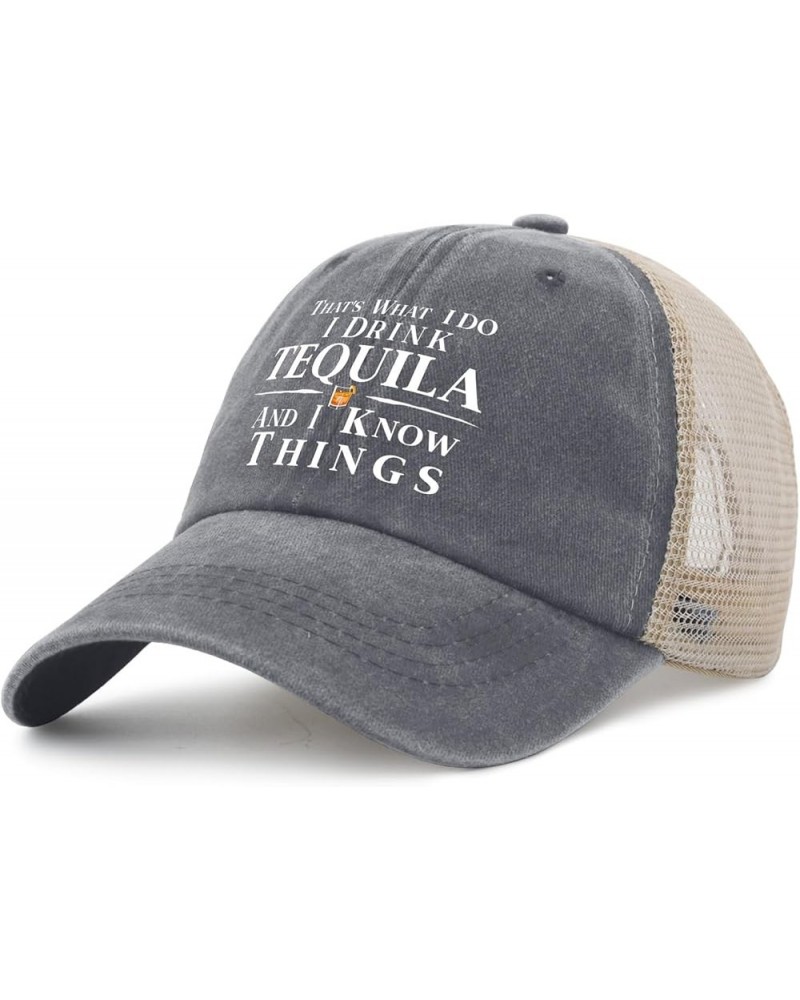 Hat for Women Humor I Fix Stuff Denim Hats Men AllBlack Caps Low Profile for Painters Gray01 $12.08 Baseball Caps