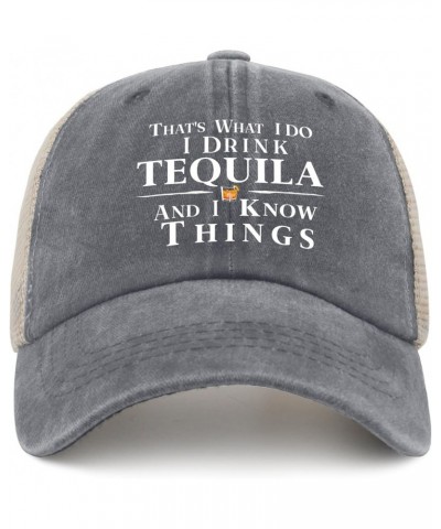 Hat for Women Humor I Fix Stuff Denim Hats Men AllBlack Caps Low Profile for Painters Gray01 $12.08 Baseball Caps