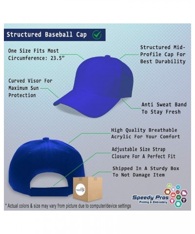 Baseball Cap Cargo Agent Shipments Acrylic Goods Dad Hats for Men and Women Royal Blue Design Only $12.42 Baseball Caps