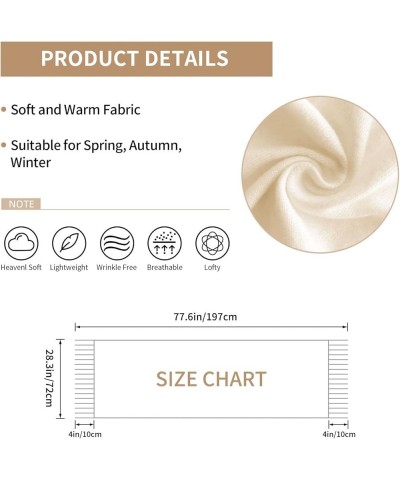 Avocado Scarfs For Women Winter Scarf For Women Cold Weather Soft Cashmere Shawl With Fringe Avocado $14.71 Scarves