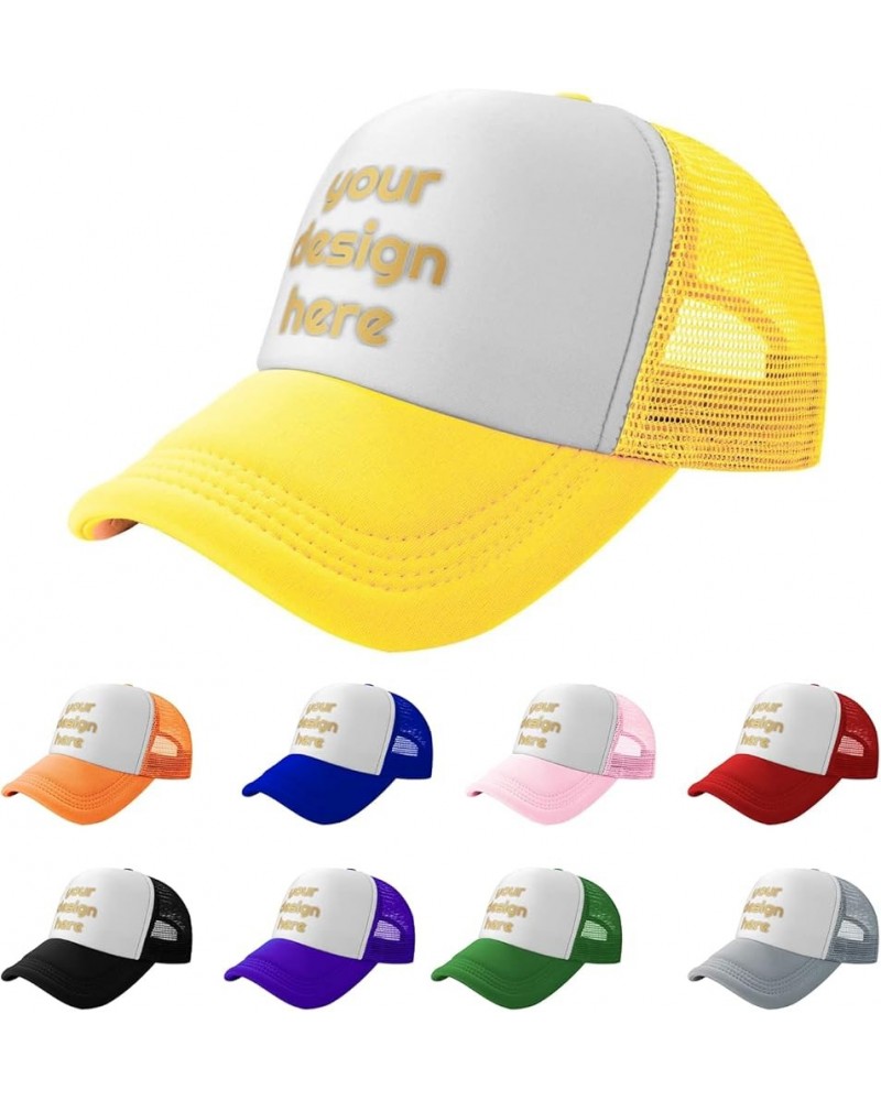 Custom Hats Wholesale Price for Men Personalized Trucker Hats Baseball Cap Add Design Your own Picture/Text/Logo Multicolor $...