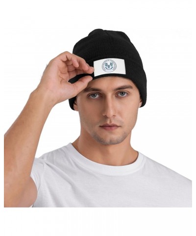 Seal of Connecticut Knitted Hat Cold Weather Hat Warm Brimless hat Elastic Force Caps Black $11.71 Skullies & Beanies