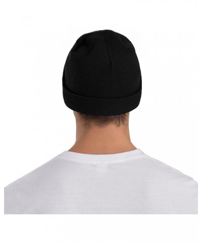 Seal of Connecticut Knitted Hat Cold Weather Hat Warm Brimless hat Elastic Force Caps Black $11.71 Skullies & Beanies