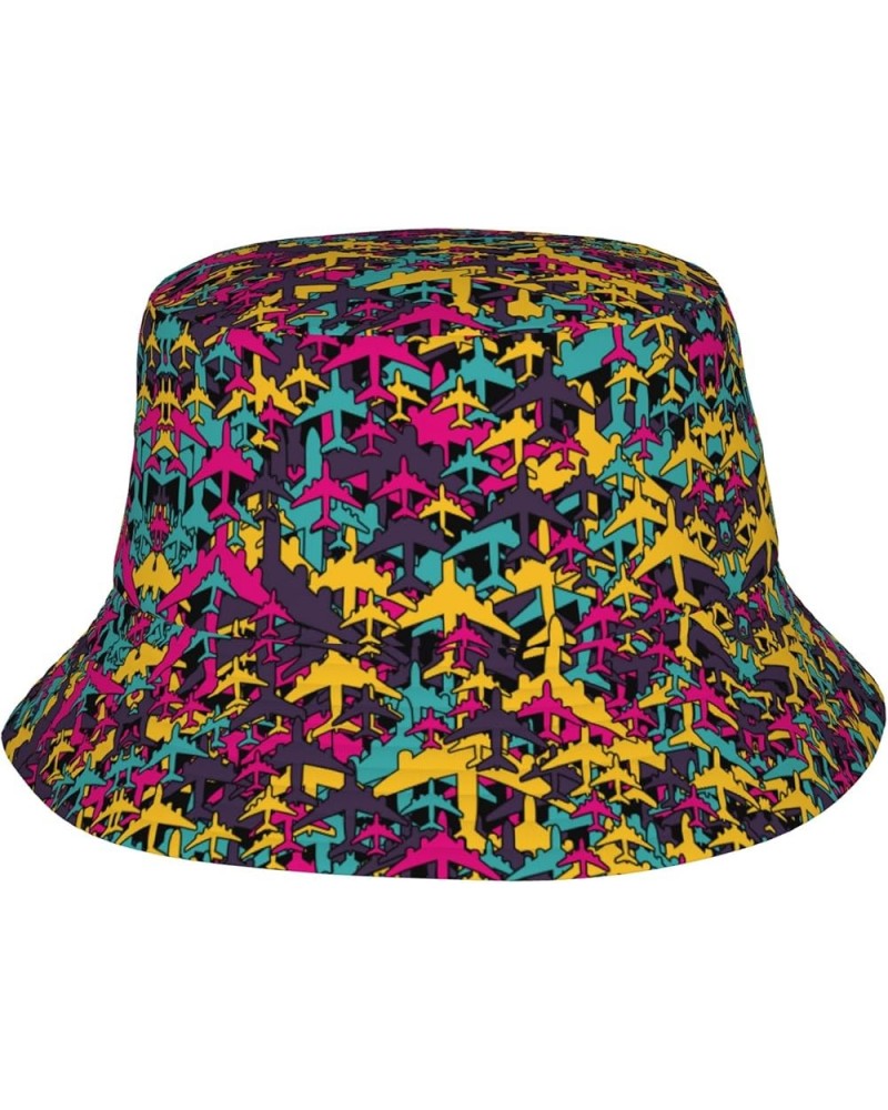 Fishermen Hat Wide Brim Sun Cap Boonie Hat Trucker Hat for Fishing Travel Pattern 114 $9.59 Sun Hats