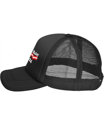 Nikki Haley - 2024 Election Baseball Cap Adjustable Casual Mesh Hats Duck Tongue Hat for Mens Women5 Black $9.88 Baseball Caps