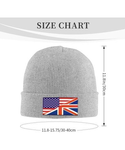 Beanie Hat Stretchy Hat Soft Warmth Knit Hat Cap for Men & Women Unisex Gray $9.81 Skullies & Beanies