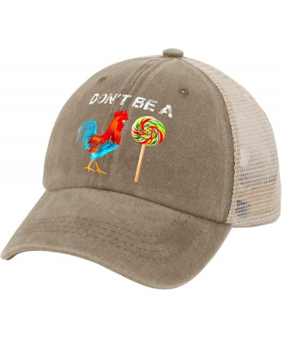 Don't Be A Cock Suckers Hat Funny Hat for Mens Womens AllBlack Trucker Hat Trucker Hat Bucket Hats Pigment Khaki $9.88 Baseba...