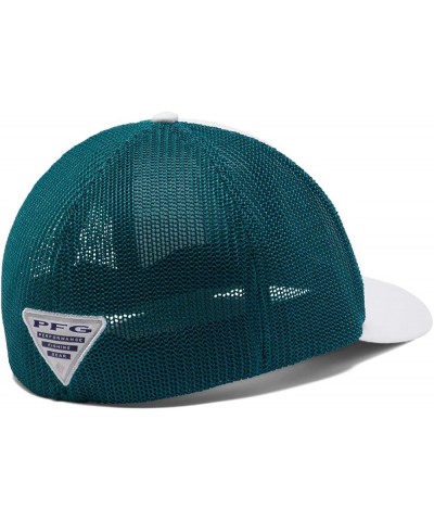 Men's HAT files White, Aegean Blue, Fade Fish Flag $21.04 Baseball Caps