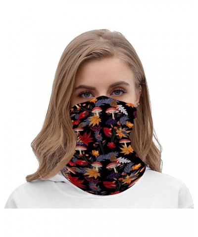 Mushrooms Funny Neck Gaiter Face Cover Mask Scarf Windproof Balaclava Sports Outdoor $11.39 Balaclavas