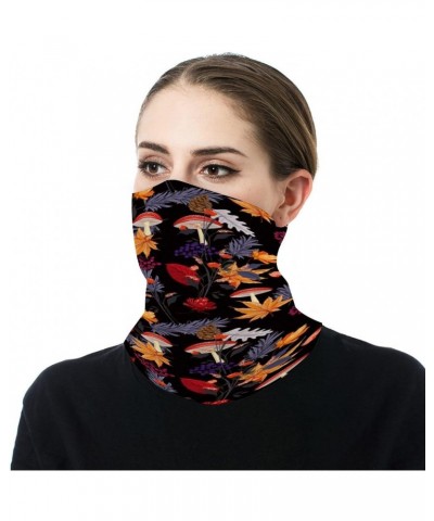 Mushrooms Funny Neck Gaiter Face Cover Mask Scarf Windproof Balaclava Sports Outdoor $11.39 Balaclavas