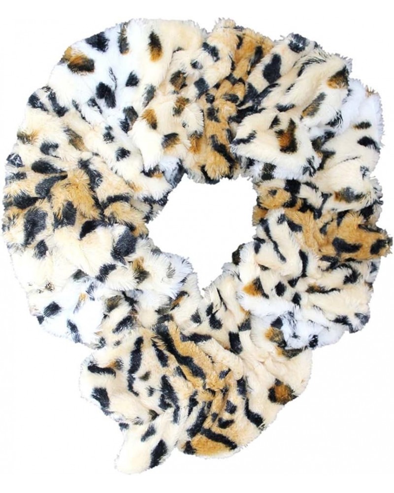 Animal Print Faux Fur Neck Scarf Tan $12.41 Scarves