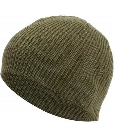 Men Caps Women Hat Slouchy Warm Knit Baggy Crochet Ski Winter Baseball Caps Trucker Mesh Hats for Men E-army Green $11.21 Sku...