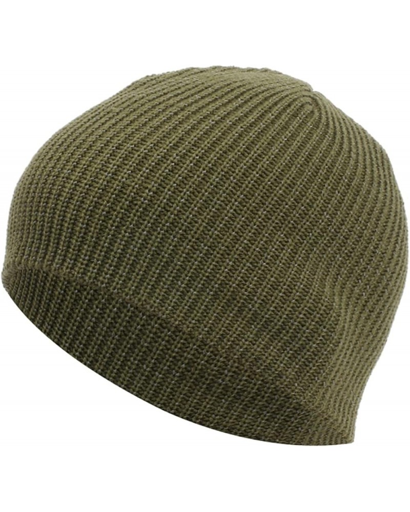 Men Caps Women Hat Slouchy Warm Knit Baggy Crochet Ski Winter Baseball Caps Trucker Mesh Hats for Men E-army Green $11.21 Sku...