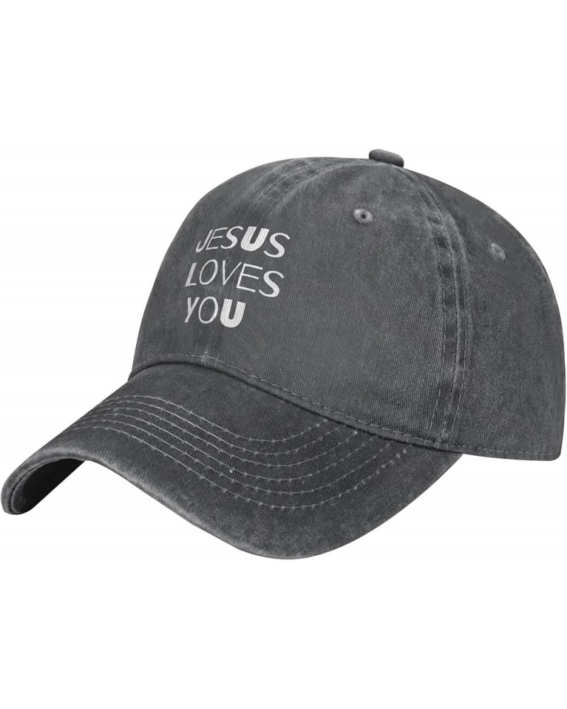 Jesus Loves You Hat Christian Hat Jesus Christ God Hat Vintage Dad Hats Baseball Cap Deep Heather $10.29 Baseball Caps