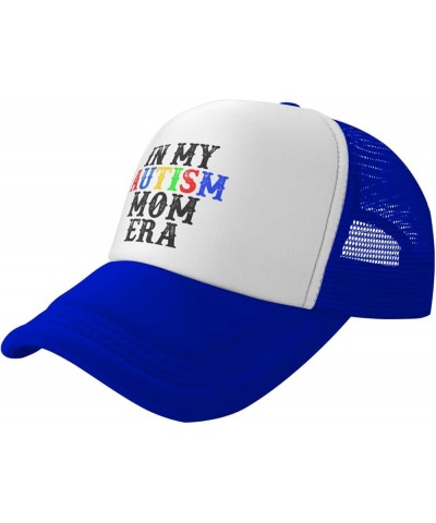 Autism hat in My Autism Mom Era hat & Funny Runners Hats & Birthday Cool Hat and Birthday Mountain Blue $11.26 Cowboy Hats