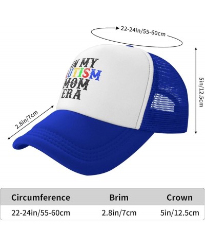 Autism hat in My Autism Mom Era hat & Funny Runners Hats & Birthday Cool Hat and Birthday Mountain Blue $11.26 Cowboy Hats