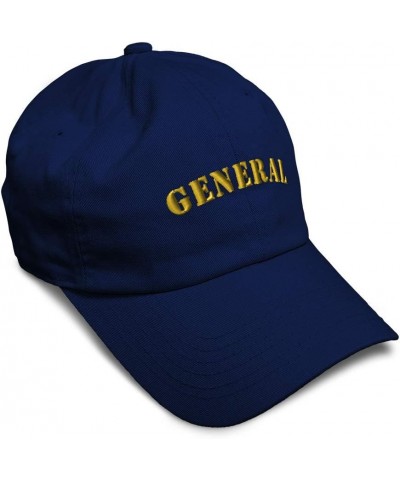 Soft Baseball Cap General Spanish Army Embroidery Cotton Embroidered Dad Hats for Men & Women Navy Design Only $13.63 Basebal...