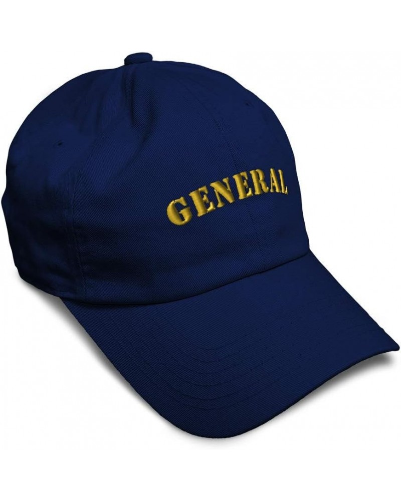 Soft Baseball Cap General Spanish Army Embroidery Cotton Embroidered Dad Hats for Men & Women Navy Design Only $13.63 Basebal...