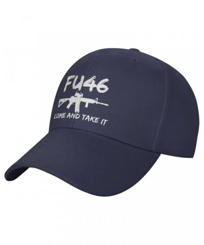 FU46 Come and Take It Anti Biden Unisex Baseball Cap Dad Hat Classic Polo Style Cowboy hat Adjustable Size Navy Blue $13.57 B...