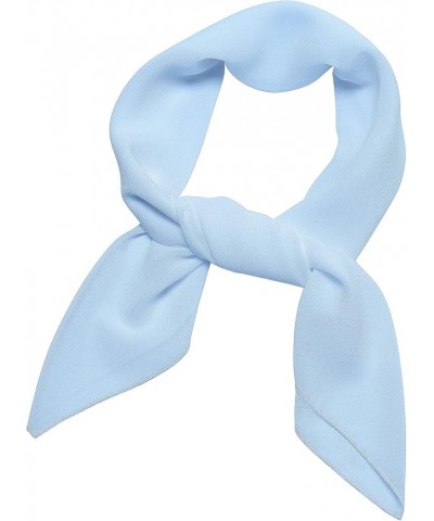 Womens Chiffon Bridal Evening Soft Wrap Scarf Shawl, Chiffon Lightweight Scarf for Women and Girls Lightblue 2 $6.83 Scarves