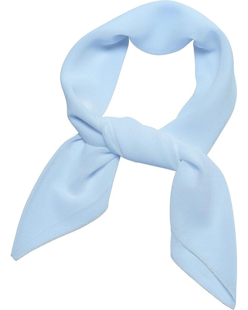 Womens Chiffon Bridal Evening Soft Wrap Scarf Shawl, Chiffon Lightweight Scarf for Women and Girls Lightblue 2 $6.83 Scarves