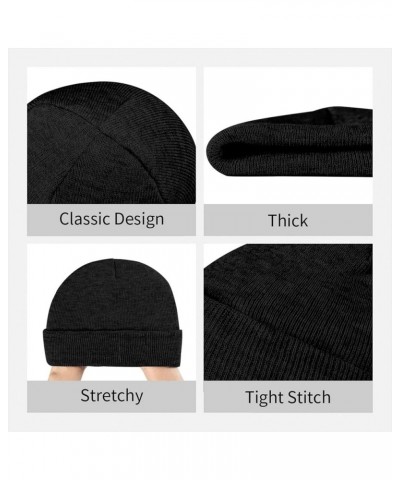 3D Stylish Gold Marbling Texture Print Casual Beanie Women Men Knit Hat Warm Winter Beanies Cap Fashion Cuffed Beanie Black $...