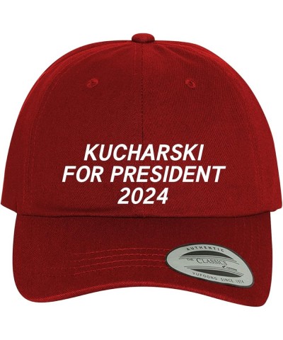 Kucharski for President 2024 - Comfortable Dad Hat Baseball Cap Red $14.99 Baseball Caps