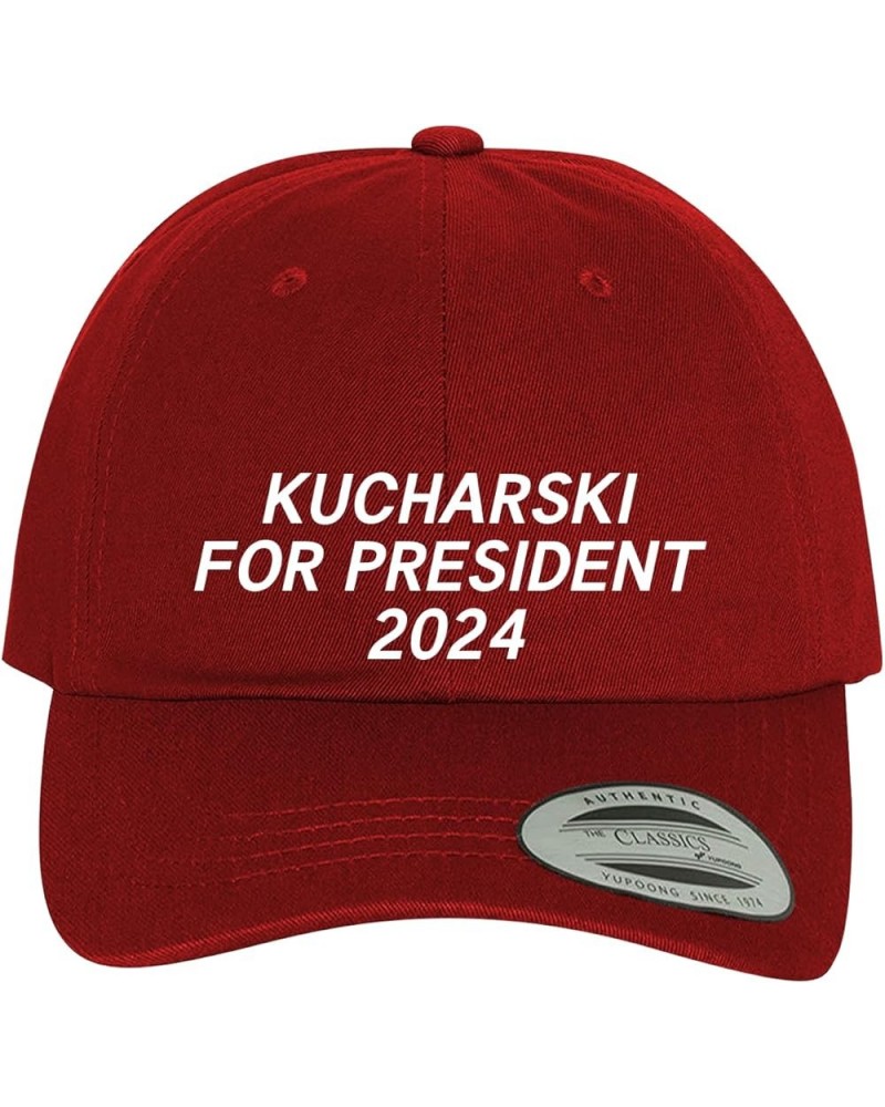 Kucharski for President 2024 - Comfortable Dad Hat Baseball Cap Red $14.99 Baseball Caps