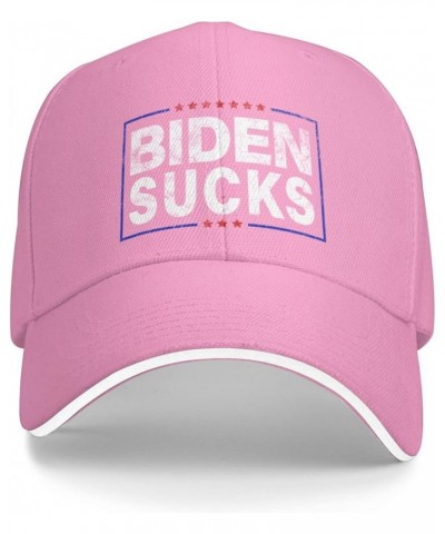 Hat Biden Sucks Anti-Biden 2021 Baseball Cap Men Funny Ponytail Hat Gift Trucker Hat Women Sun Hat Dad Cap Black Pink $10.35 ...