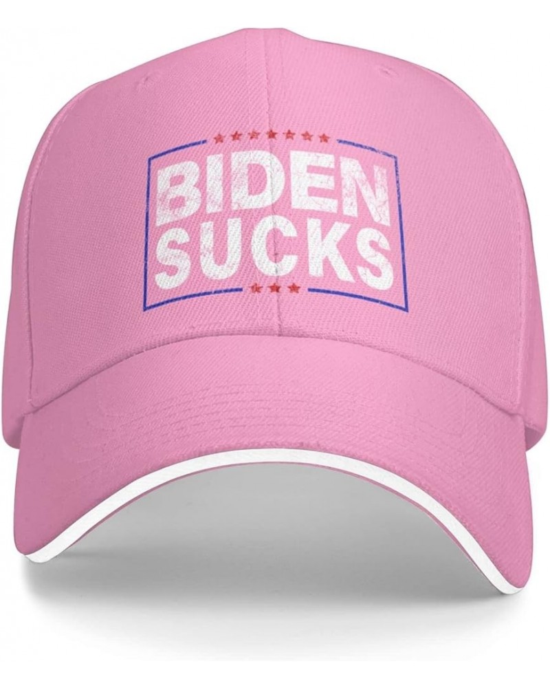 Hat Biden Sucks Anti-Biden 2021 Baseball Cap Men Funny Ponytail Hat Gift Trucker Hat Women Sun Hat Dad Cap Black Pink $10.35 ...