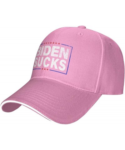 Hat Biden Sucks Anti-Biden 2021 Baseball Cap Men Funny Ponytail Hat Gift Trucker Hat Women Sun Hat Dad Cap Black Pink $10.35 ...