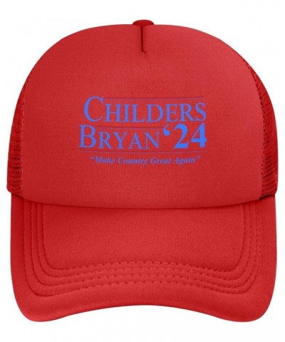 Childers-Bryan-2024 Make-Country-Great-Again Gift Men Baseball Cap for Men Women Low Profile Dad Hat Summer Hat Black Red $10...