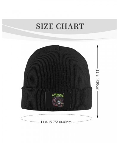 Whitechapels Knit Hat Men's Skull Cap Fall Winter Outdoor Classic Essential Beanie Hats Unisex Black Cuffed Cap $10.91 Skulli...