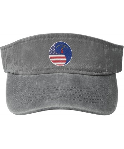 Yin Yang Flag Combination of America and Alabama Sun Visor Hats for Women Men Adjustable Cotton Sun Hat Golf Cap Gray $12.90 ...