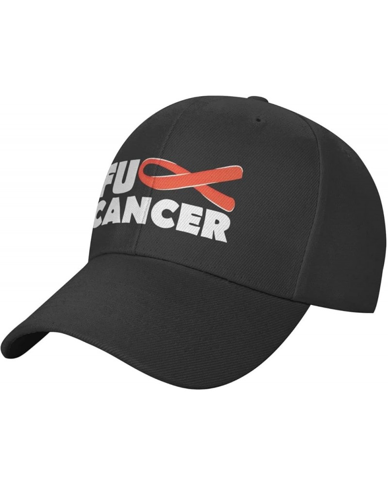 Fuck Leukemia Cancer,Adjustable Washed Baseball Cap Plain Trucker Hat Dad Hat for Adult Fuck Leukemia Cancer $9.99 Baseball Caps