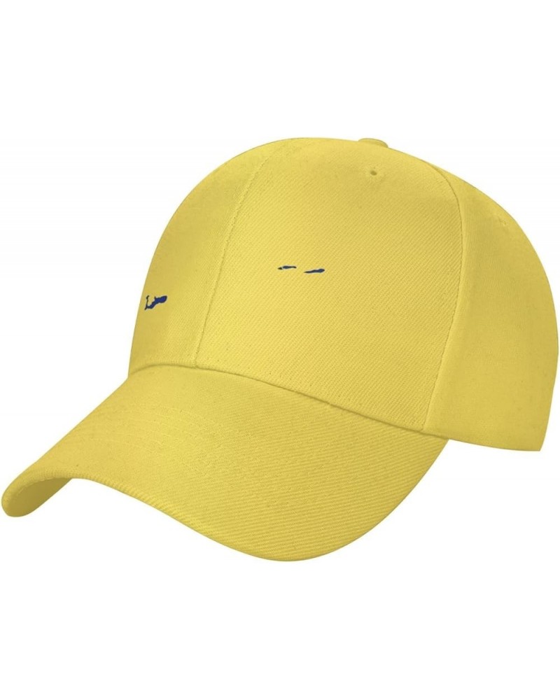 Map Flag of The Cayman Islands Baseball Cap Women Men Hat Truck Driver Baseball Caps Adjustable Dad Hats Yellow $11.94 Baseba...