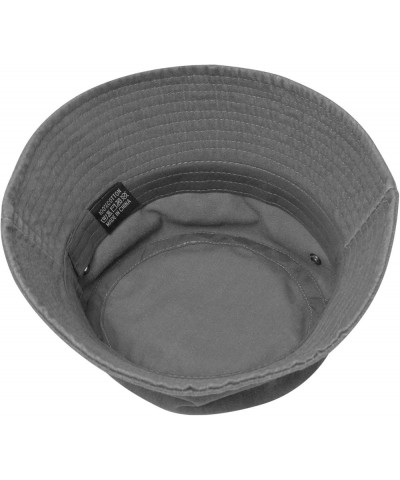 Artistic Portrait Cat Bucket Hat for Men Women Outdoor Washed Cotton Sun Hats Travel Beach Hat Gray $10.76 Bucket Hats