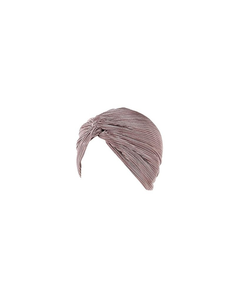 Ladies Sunshade Cap for Ladies Braid Head Headwear Hat Silver Cap Wrap Cap Bohemian Hair Turban Turban (Pink, One Size) One S...