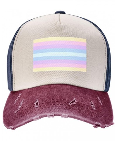 Abrosexual Pride Flag Upgrade Your Style with Funny Adjustable Cotton Baseball Caps for Men and Women $17.45 Baseball Caps