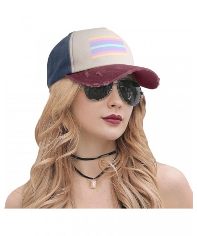 Abrosexual Pride Flag Upgrade Your Style with Funny Adjustable Cotton Baseball Caps for Men and Women $17.45 Baseball Caps