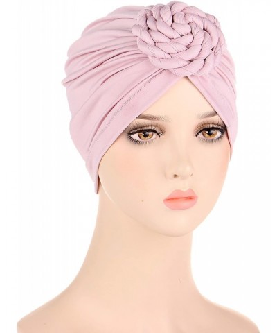 Cancer Head Hat Cap Ethnic Bohemian Flower Braids Hair Cover Wrap Turban Headwear Turban Cap $9.06 Baseball Caps