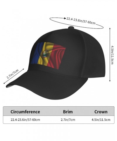 Silk Style Flag of Romania Baseball Cap Men's and Women's Baseball Hat Adjustable Casual Outdoor Breathable Caps Truck Driver...